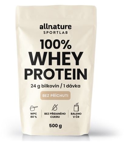 Allnature Sportlab 100% Whey protein unflavored 500 g - Protein - Main image