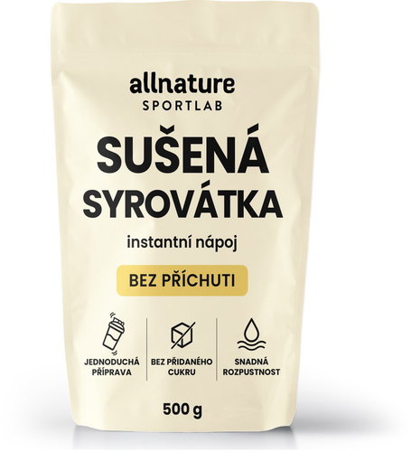 Allnature Sportlab Whey powder 500 g - Long Shelf Life Food - Main image