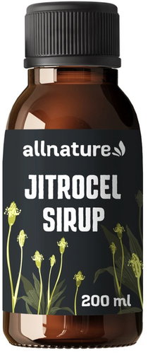 Allnature Jitrocelový sirup 200 ml - Herbal Syrup - Main image