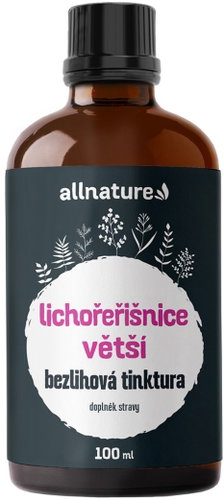 Allnature Lichořeřišnice větší bezlihová tinktura 100 ml - Doplněk stravy - Hlavní obrázek