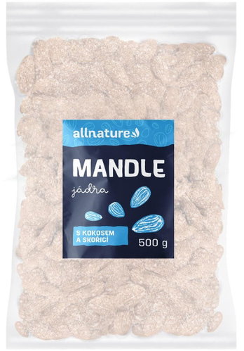 Allnature Almonds with coconut and cinnamon 500 g - Nuts - Main image