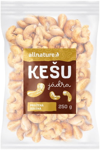 Allnature Salted Roasted Cashews 250 g - Nuts - Main image