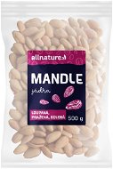 Allnature Mandle loupané pražené solené 500 g - Ořechy