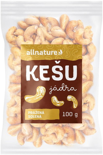 Allnature Salted Roasted Cashews 100 g - Nuts - Main image