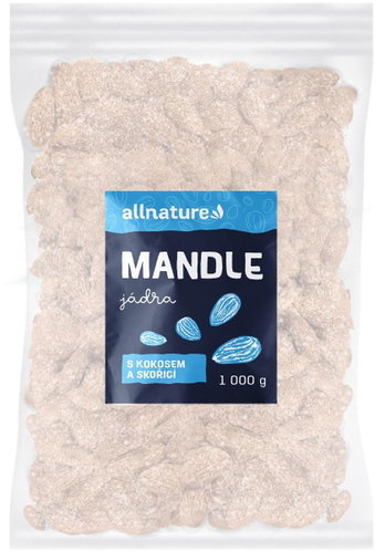 Allnature Almonds with coconut and cinnamon 1000 g - Nuts - Main image