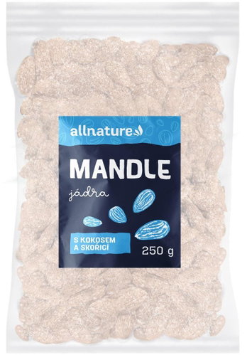Allnature Almonds with coconut and cinnamon 250 g - Nuts - Main image