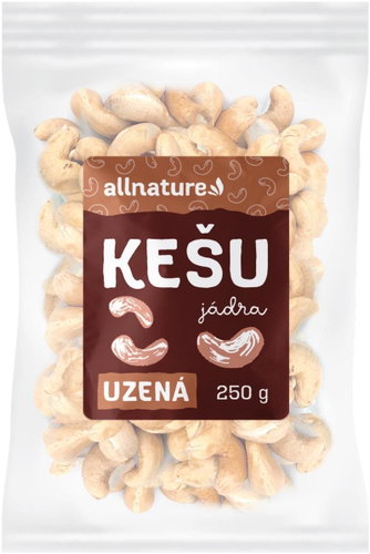 Allnature Smoked Cashew 250 g - Nuts - Main image