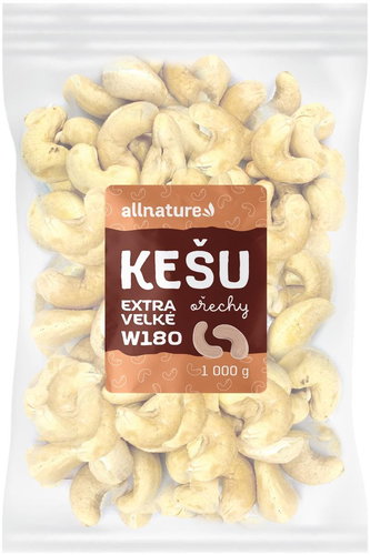 Allnature Cashew Nuts Extra Large w180 1000 g - Nuts - Main image