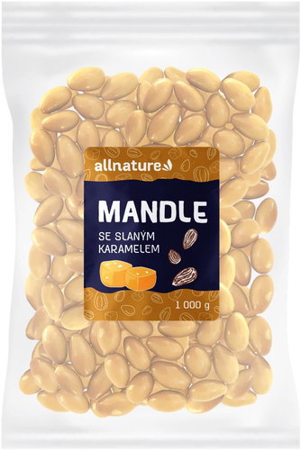 Allnature Salted Caramel Almonds 1000 g - Nuts - Main image