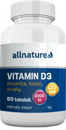 Allnature Vitamin D3 2000 iU 60 tob. - Vitamin D3