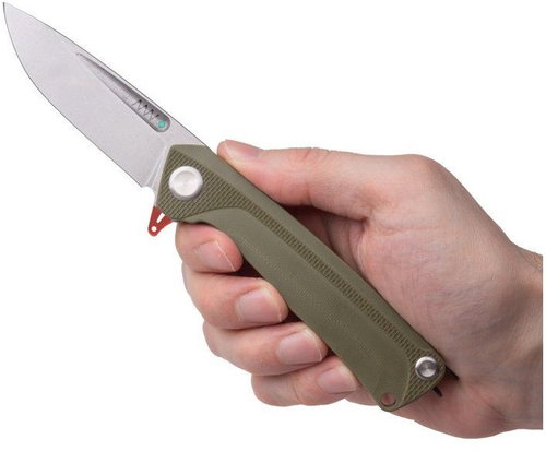 ANV Knives Z200-005 Plus Green - Pocket Knife - Main image