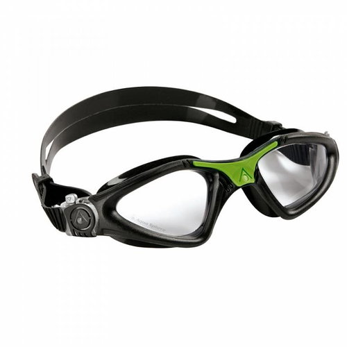 Aqua Sphere Swimming goggles KAYENNE clear glass, black/green - Swimming Goggles - Main image