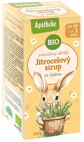 Apotheke Children's plantain syrup with rosehip BIO 250 g - Syrup for Children - Main image
