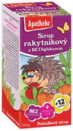 Apotheke Sirup dětský rakytníkový s betaglukanem 250 g - Dětský sirup