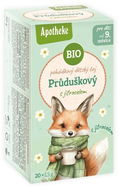 Apotheke BIO čaj dětský Průduškový s jitrocelem 20 × 1,5 g - Čaj