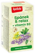 Apotheke Čaj Spánek a relax-vitamín B3 20 × 2 g - Čaj
