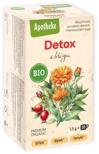 Apotheke Organic Detox tea with birch 20 × 1,5 g - Tea - Main image
