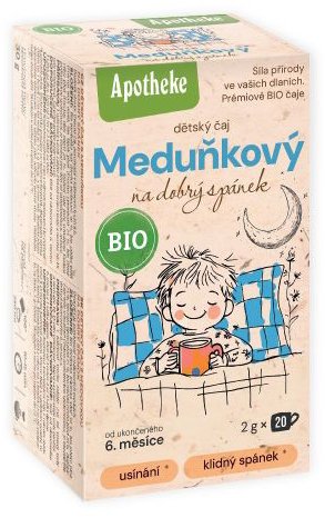 Apotheke BIO Dětský čaj Meduňkový na dobrý spánek 20 × 2 g - Tea - Main image