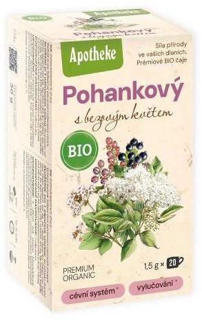 Apotheke BIO Buckwheat Tea with Elderflower 20 × 1.5g - Tea - Main image