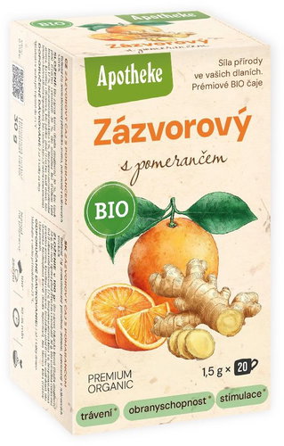 Apotheke BIO Ginger Tea with Orange 20 × 1.5g - Tea - Main image