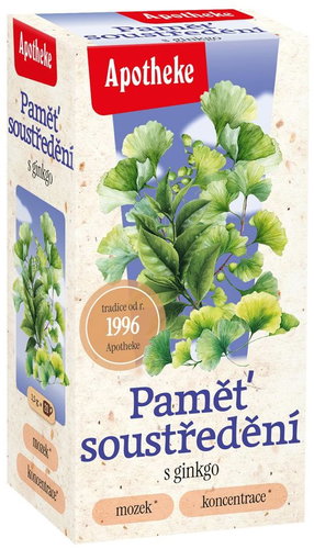 Apotheke Čaj Paměť a soustředění 20 × 1,5 g - Tea - Main image