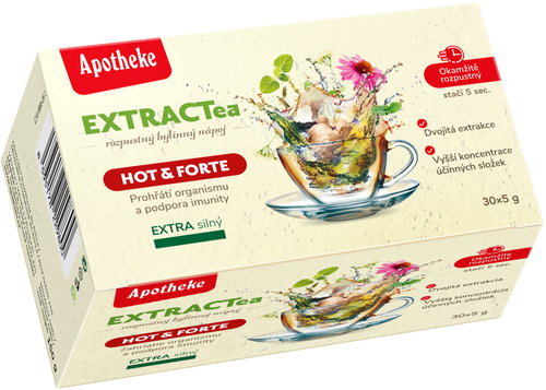 Apotheke EXTRACTea Hot&Forte Tea 30 × 5g - Tea - Main image