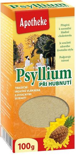 Apotheke Psyllium při hubnutí s ananasem 100 g - Fibre - Main image