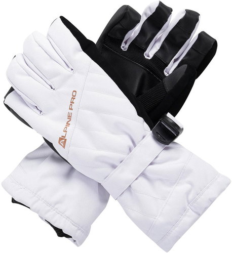 Alpine Pro Rena PTX, White, size S - Gloves - Main image