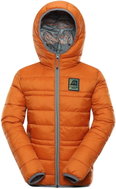 Alpine Pro Idiko 2 Dětská Oboustranná Bunda Hi-Therm oranžová vel. 128-134 - Bunda