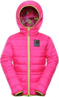Alpine Pro Idiko 2 Dětská Oboustranná Bunda Hi-Therm růžová vel. 164-170 - Bunda