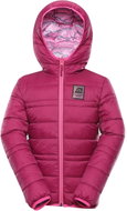 Alpine Pro Idiko 2 Dětská Oboustranná Bunda Hi-Therm růžová vel. 164-170 - Bunda