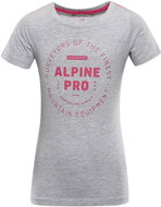 Alpine Pro Yvato Dětské Bavlněné Triko šedá vel. 92-98 - Tričko