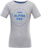 Alpine Pro Yvato Dětské Bavlněné Triko šedá vel. 128-134 - Tričko