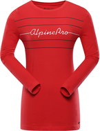 Alpine Pro Megana 2 Dámské Bavlněné Triko červená vel. L-L - T-Shirt