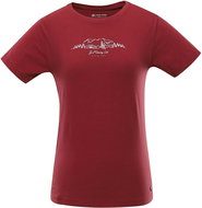 Alpine Pro Cedrika 2 Dámské Bavlněné Triko červená vel. S-L - T-Shirt