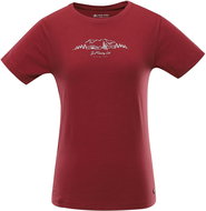 Alpine Pro Cedrika 2 Dámské Bavlněné Triko červená vel. M-L - T-Shirt
