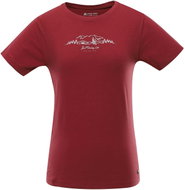 Alpine Pro Cedrika 2 Dámské Bavlněné Triko červená vel. L-L - T-Shirt