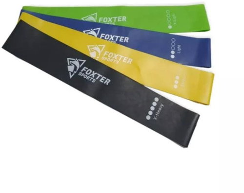 Pronett Exercise Rubber Set of 4 - Resistance Band Set - Main image