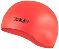 Aqua-Speed Multipack 4 ks Mono koupací čepice, červená  - Bathing Cap