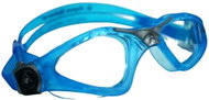 Aqua Sphere Kayenne Goggles, Clear Lenses, Blue/Silver - Swimming Goggles