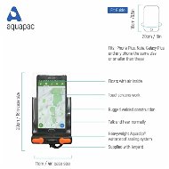 Aquasac Phone Case (Black) - Vízálló tok
