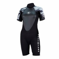 Aqua Lung dámský neoprenový short HYDROFLEX SHORTY 3 mm černý/bílý M - Neoprene Suit