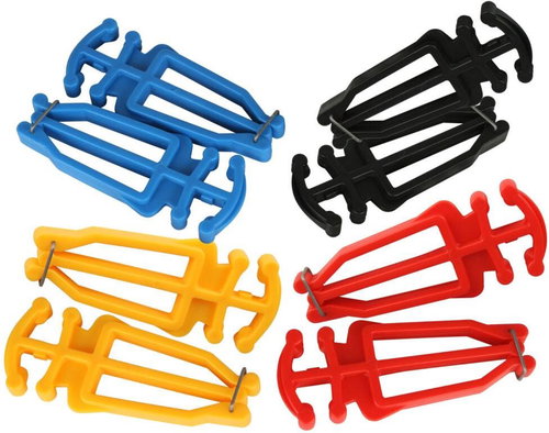 Artis cross-country ski and walking stick carrier, yellow - Ski carrier - Main image