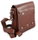 Brown leather shoulder bag / crossbag Callum