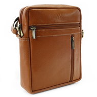 Arwel sv. hnědá kožená taška přes rameno / crossbag Ersi - Shoulder Bag
