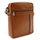 Light brown leather shoulder bag / crossbag Ersi