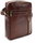 Red-brown leather shoulder bag / crossbag Ersi