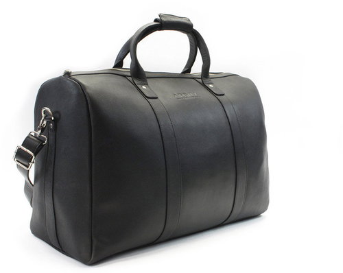 Arwel black leather travel bag Timot - Travel Bag - Main image