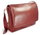 Red leather laptop bag Laurien