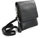 Black leather bag / crossbag Giselle